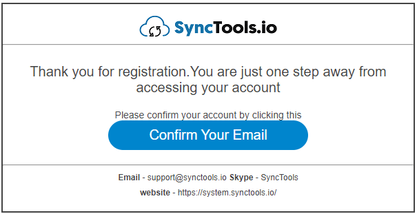 You will get a confirmation email, click on the confirmation link