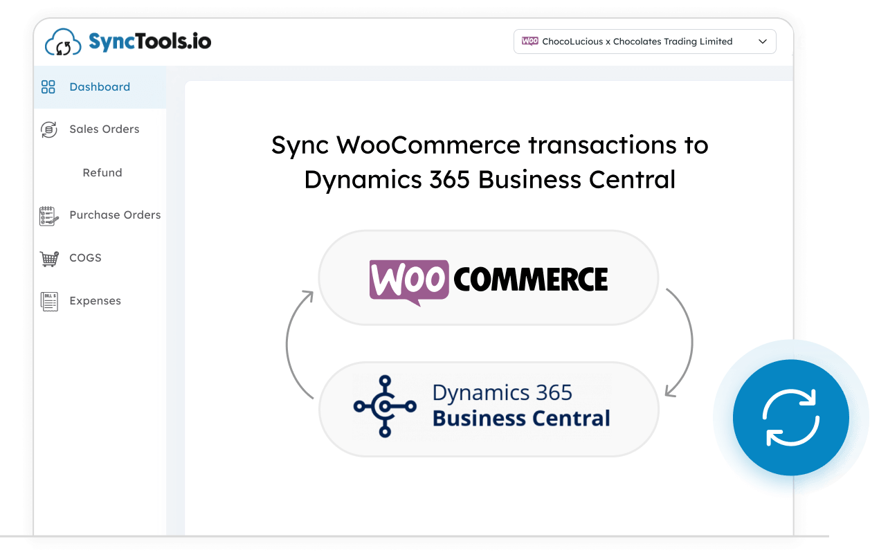 Sync-woocommerce-transactions-to-business-central